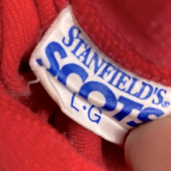 Vintage Stanfield Scots Red One Piece Long Johns Thermal Underwear L - Picture 3 of 16